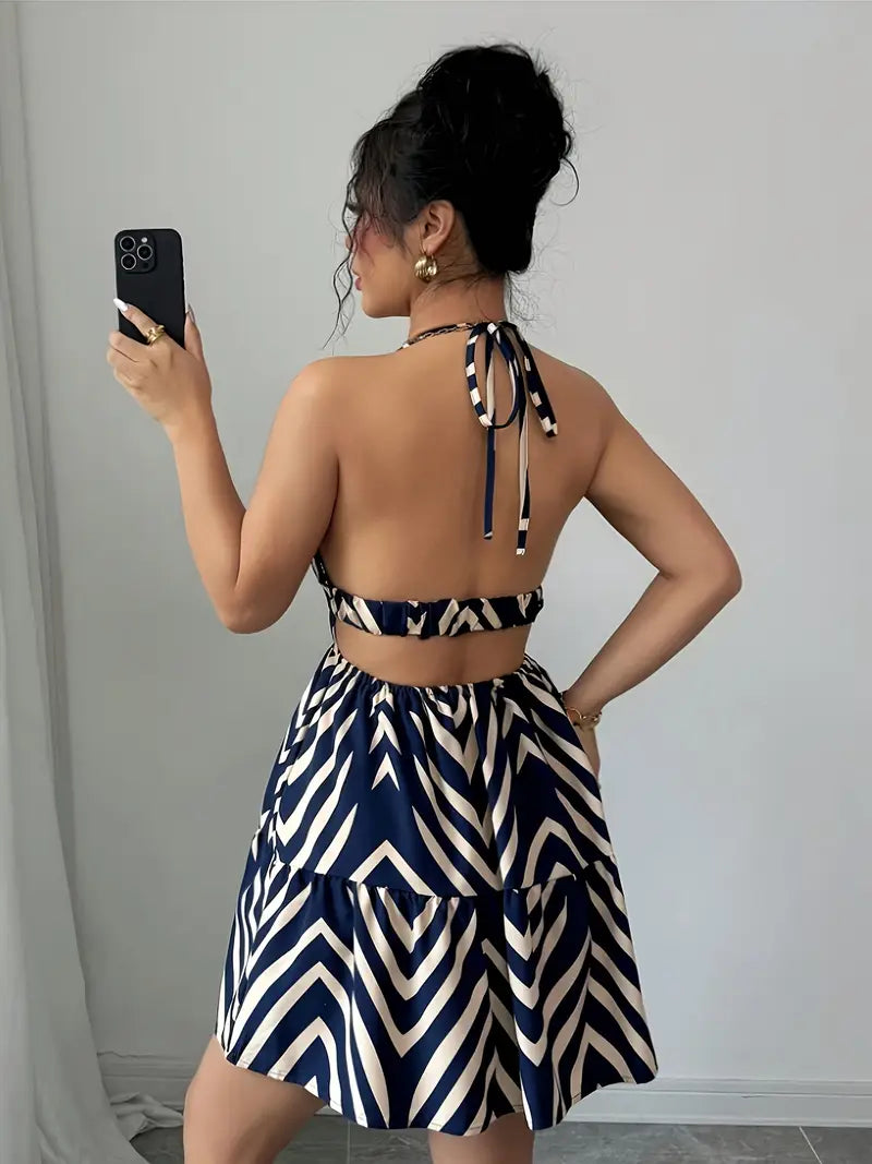 Zig-Zag Womens Summer Dress - Avelora