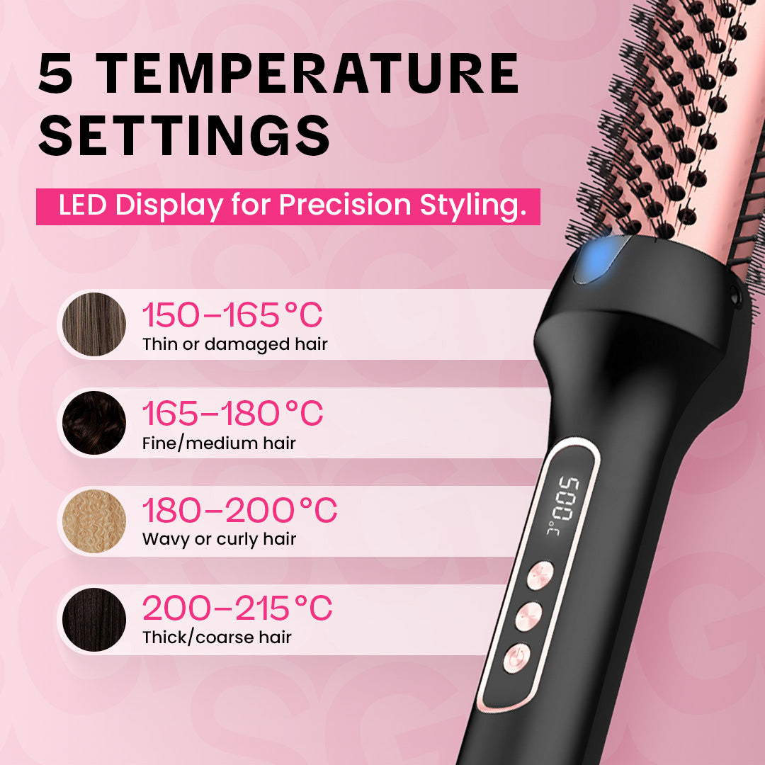 GlowComb™ Pro - 3 In 1 Thermal Brush