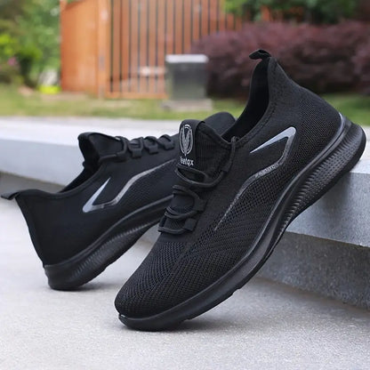 Men's Black Trainers - Avelora