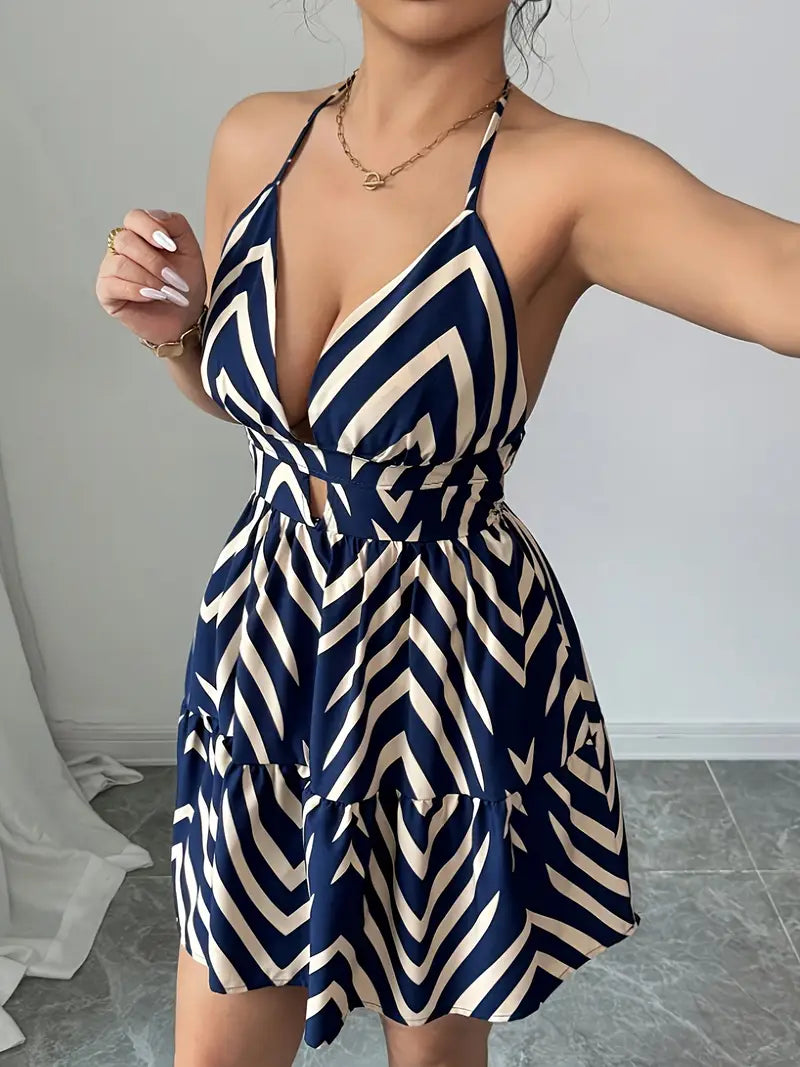 Zig-Zag Womens Summer Dress - Avelora