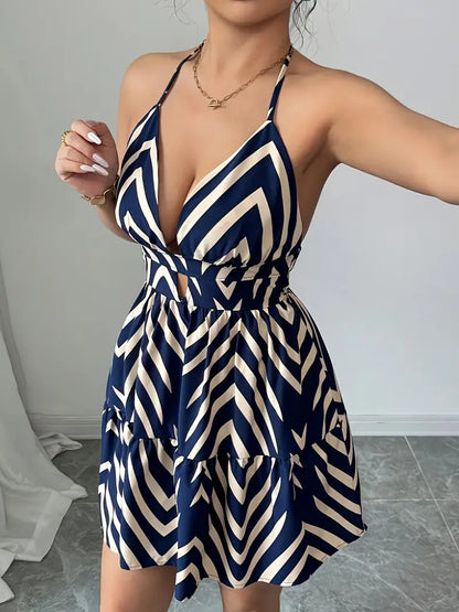 Zig-Zag Womens Summer Dress - Avelora