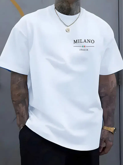 MILANO White Mens T-Shirt - Avelora