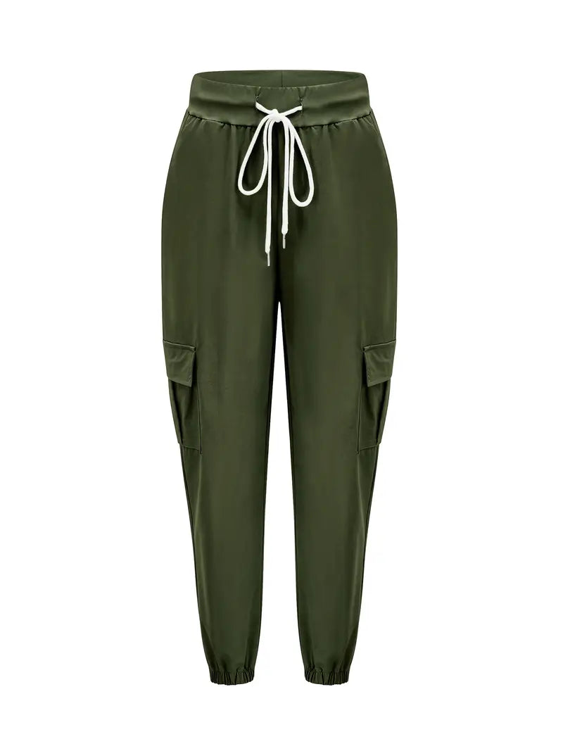 High-Waist Cargo Womens Pants - Avelora
