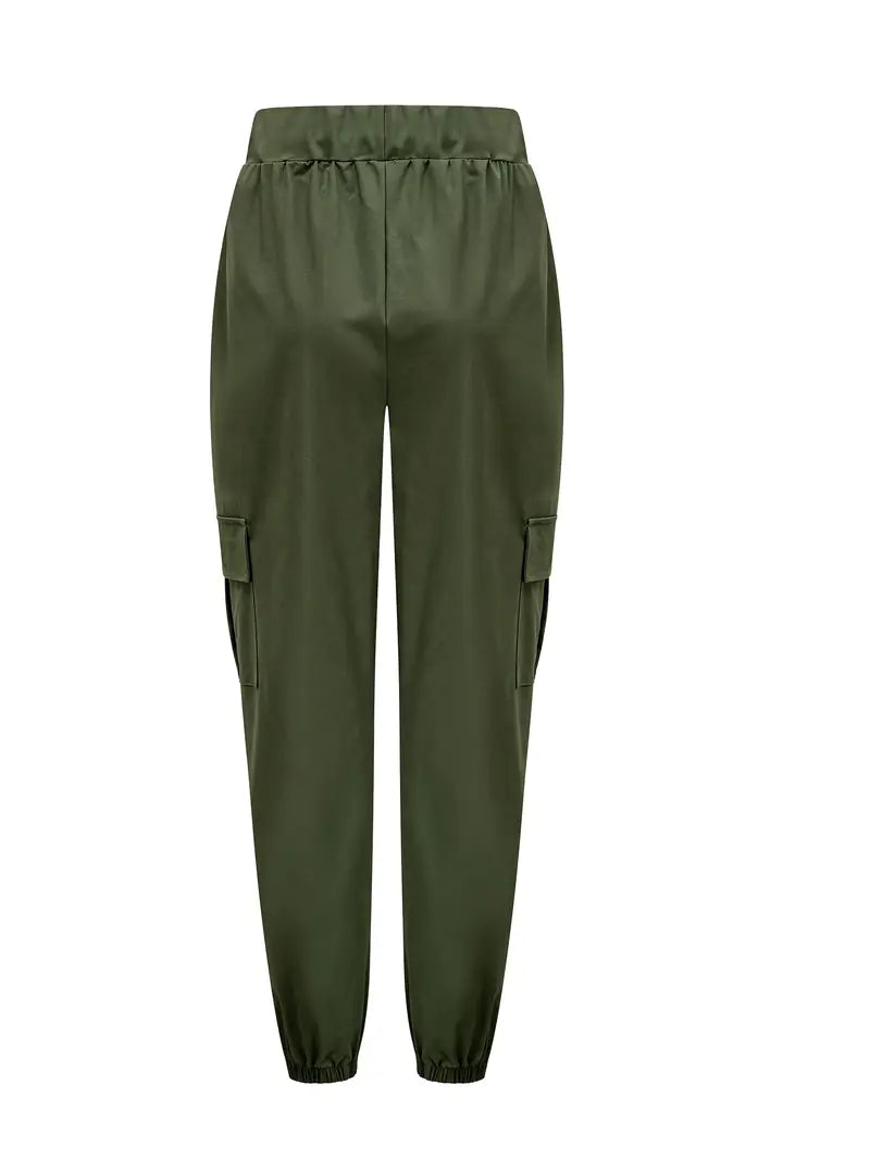 High-Waist Cargo Womens Pants - Avelora