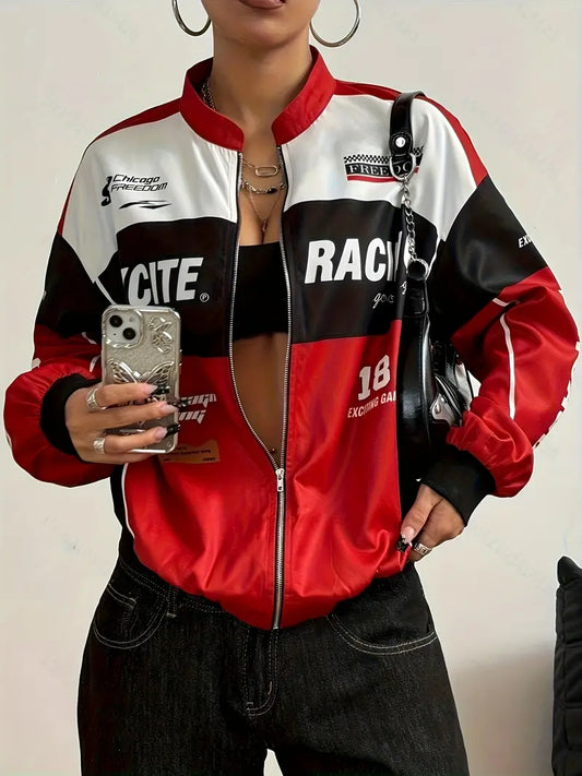 Red Racing Womens Jacket - Avelora