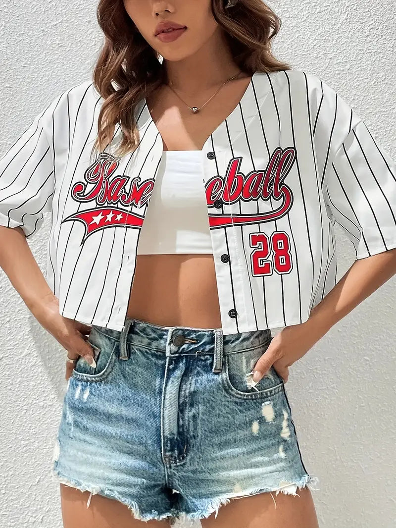 Baseball 28 Womens Jacket - Avelora